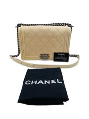 CHANEL BOY BAG CAVIAR - LARGE